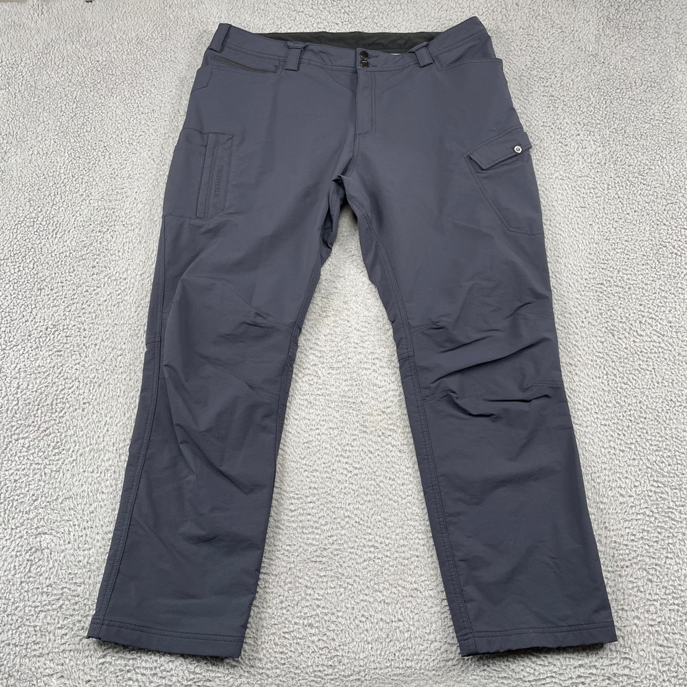 Truewerk T2 Werkpant Mens 42W 32L Grey Technical Work Pants Cargo Utility